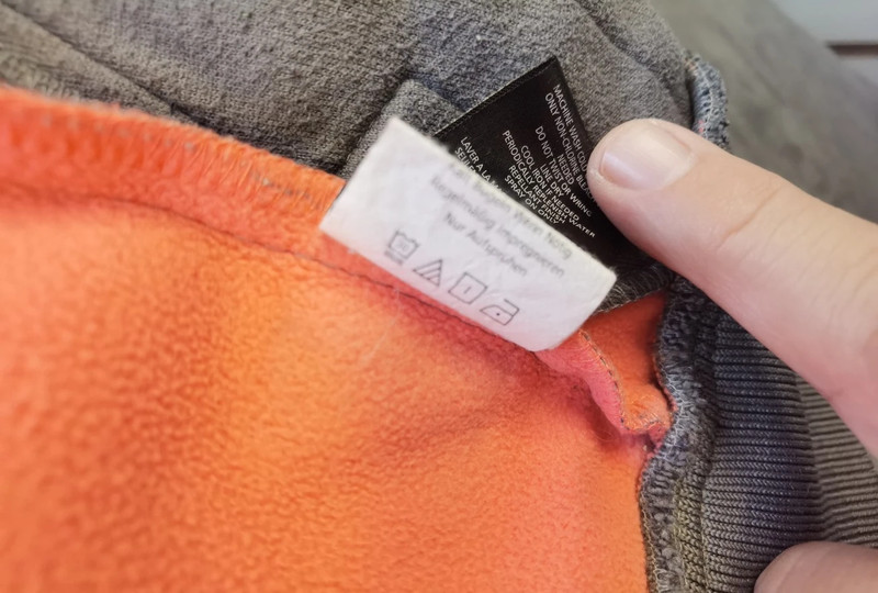 Empyre Herren Winterjacke Kapuzenjacke Grau Orange Wasserdicht Größe XL | 905