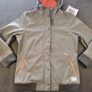 Empyre Herren Winterjacke Kapuzenjacke Grau Orange Wasserdicht Größe XL | 905