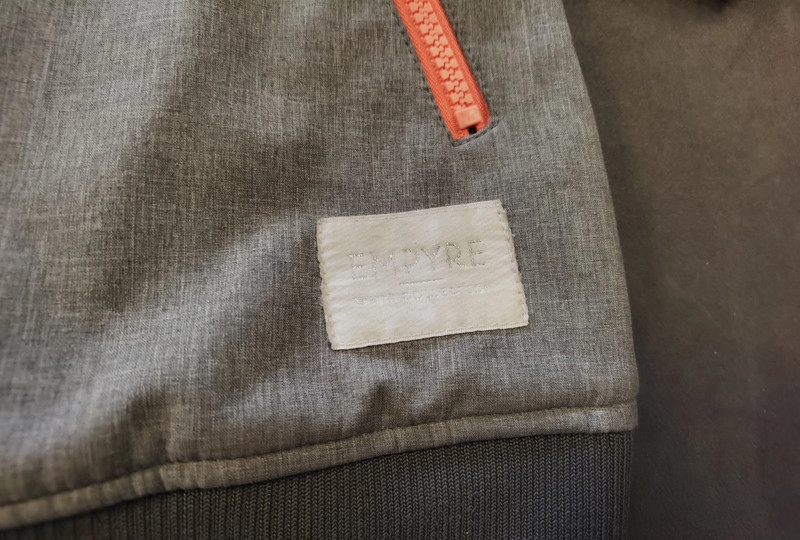 Empyre Herren Winterjacke Kapuzenjacke Grau Orange Wasserdicht Größe XL | 905