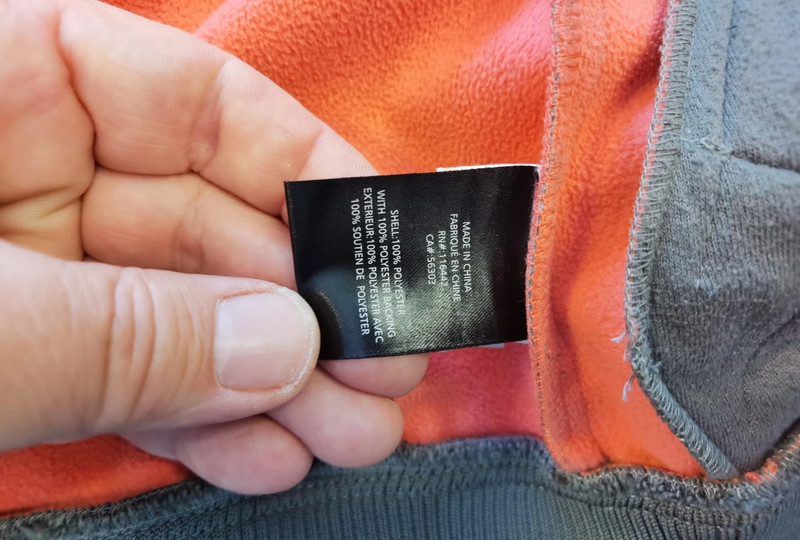 Empyre Herren Winterjacke Kapuzenjacke Grau Orange Wasserdicht Größe XL | 905