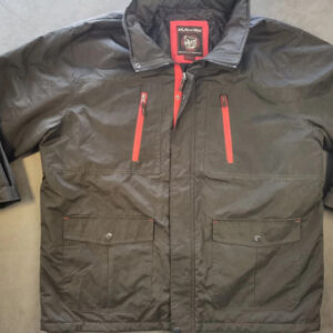 Atlas for Men Herren Winterjacke Parka Schwarz Rot Größe 4XL | 652