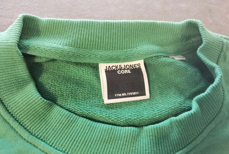 Jack & Jones Core Herren Sweatshirt Grün | Größe L | Nordic Active Crew | 930