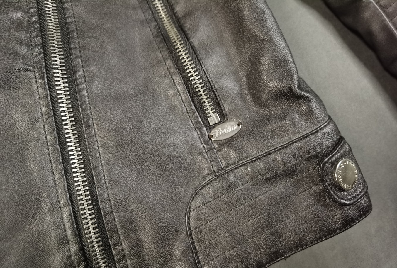 TTDenim Tom Tailor Biker Jacke gr. L – Bild 6