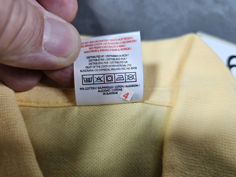 5x Fruit of the Loom Damen Polo Shirt | Größe XS | Gelb | Lady-Fit | Set | 634