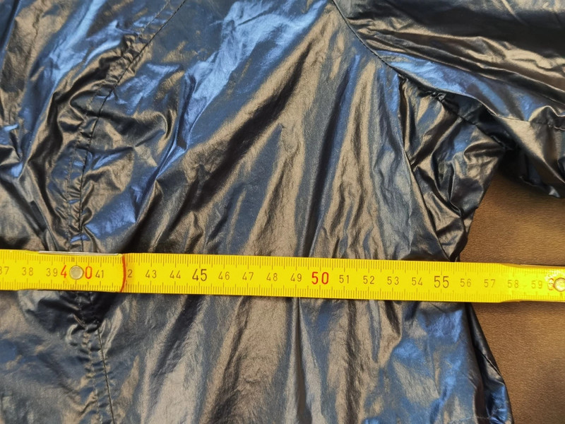 Neu Helena Vera Damen Jacke Mantel Glanzoptik Blau Gr. L/XL| 643