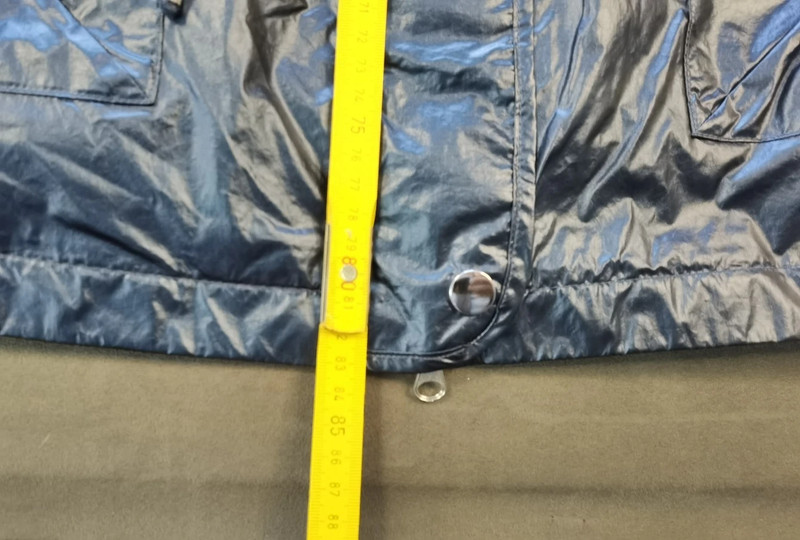 Neu Helena Vera Damen Jacke Mantel Glanzoptik Blau Gr. L/XL| 643