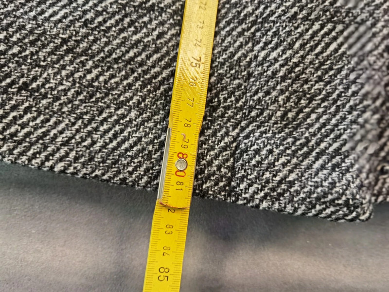 Tom Tailor Damen Wollmantel Grau Meliert mit Kapuze Gr. M | 938