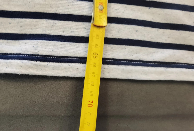 Bask in the Sun Herren Hoodie Gestreift Blau-Weiß Gr. M | 949