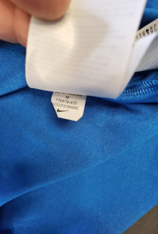 Nike Damen T-Shirt „Just Do It“ Dri-Fit Blau Größe M | 952