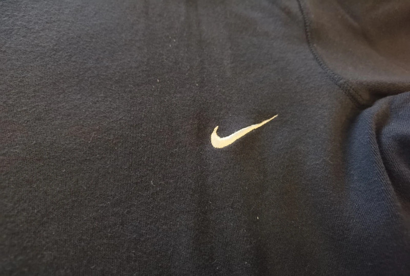 Nike Longsleeve / Langarmshirt Dunkelblau - Größe M - Vintage Look | 954