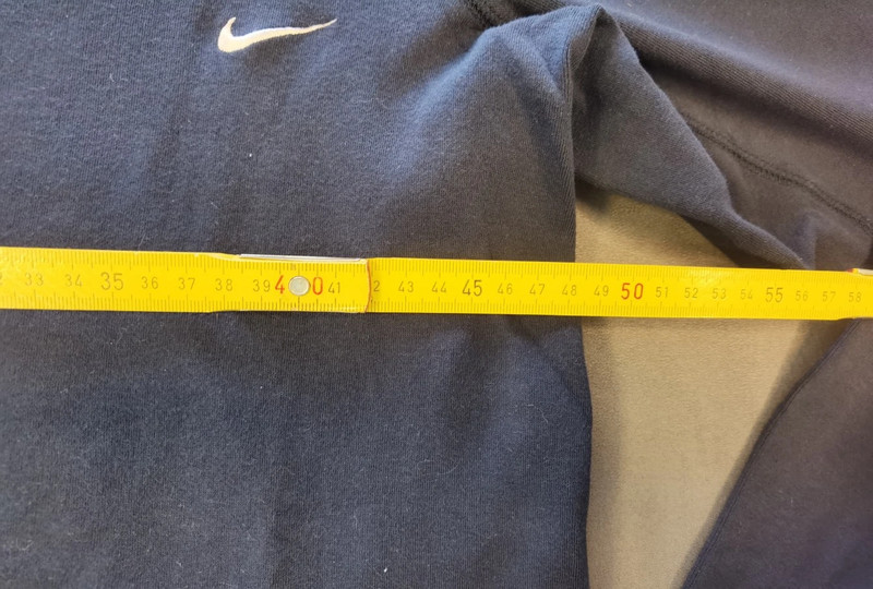 Nike Longsleeve / Langarmshirt Dunkelblau - Größe M - Vintage Look | 954