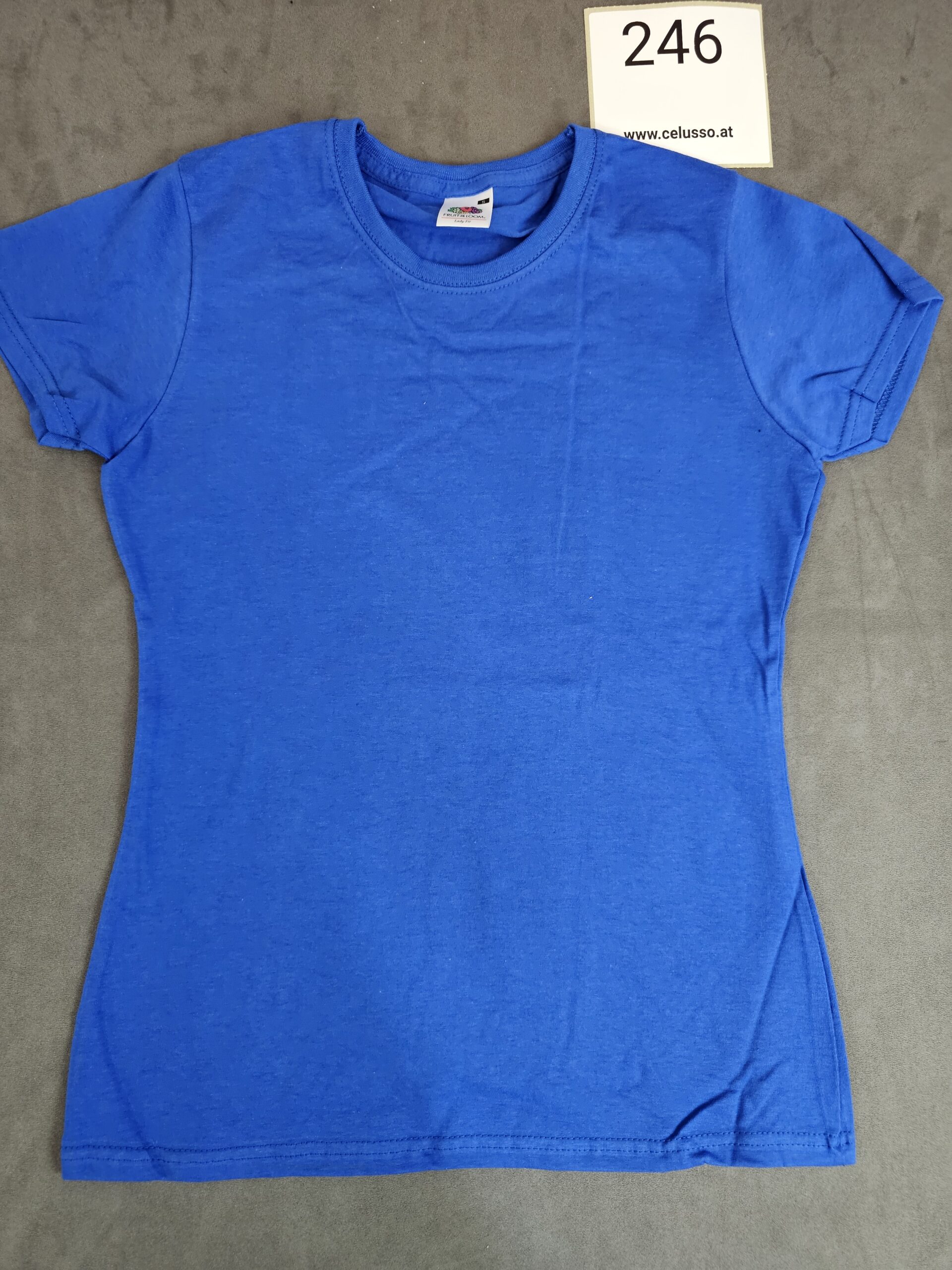 36 Stück Fruit of the Loom Lady-Fit T-Shirt Royalblau – Größe S – Bild 7