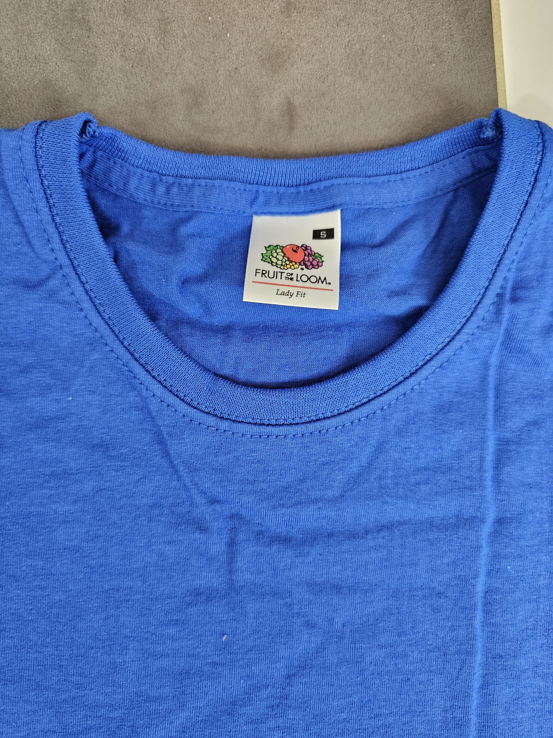 36 Stück Fruit of the Loom Lady-Fit T-Shirt Royalblau – Größe S – Bild 6