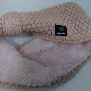 Antonio Damen-Stirnband Altrosa mit Knotenoptik