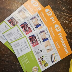 3x Printation A4-Folienetiketten klar 70 x 37 mm – 720 Stück