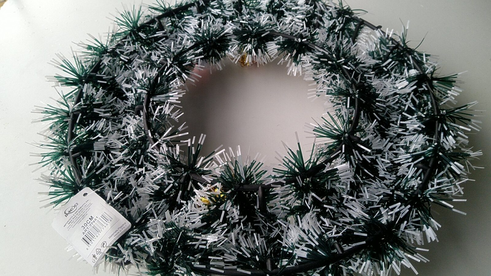 Weihnachtskranz mit Weihnachtsmann-Deko Ø 30 cm – Bild 2