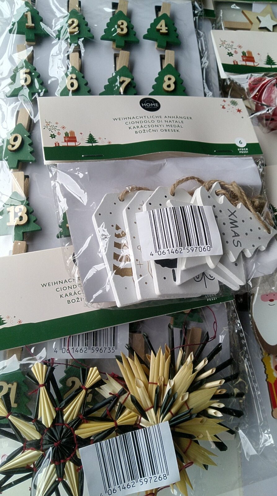 HOME Creation Weihnachtsdeko-Sortiment mit 24 Artikeln – Neu – Bild 2