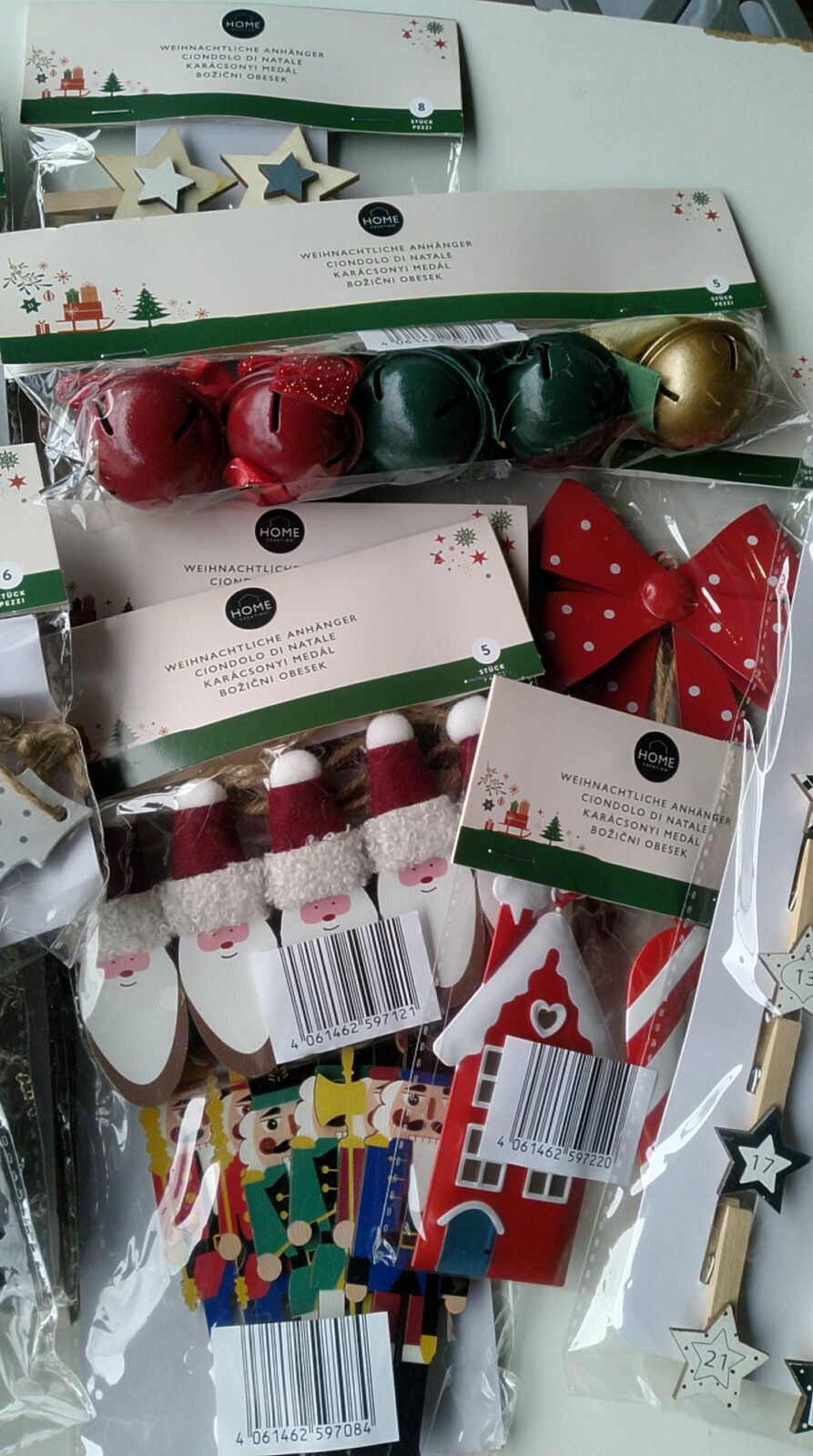 HOME Creation Weihnachtsdeko-Sortiment mit 24 Artikeln – Neu – Bild 3