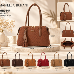 Mariella Burani Damen-Handtasche MB044, 34 × 10 × 22 cm