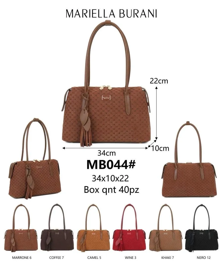 Mariella Burani Damen-Handtasche MB044, 34 × 10 × 22 cm – Bild 2
